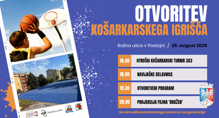 Otvoritev igrišča na Rožni ulici