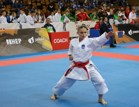 Elma Lišinović med nastopom